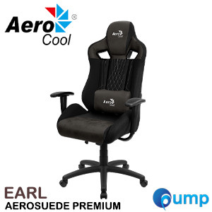AeroCool EARL AeroSuede Gaming Chair - Iron Black