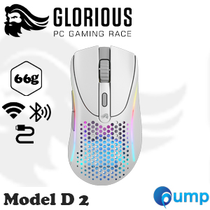 Glorious Model D 2 Wireless Gaming Mouse - Matte White