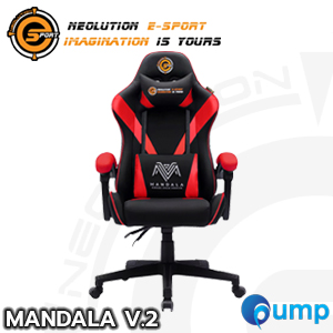 Neolution E-sport Mandala Gaming Chair - Black Red V.2