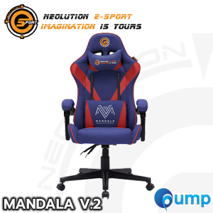 Neolution E-sport Mandala Gaming Chair - Gray Red V.2
