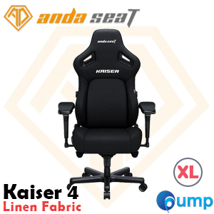 Anda Seat Kaiser 4 Series Premium Gaming Chair - Size XL (Black Fabric)