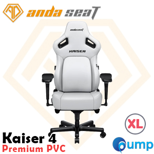 Anda Seat Kaiser 4 Series Premium Gaming Chair - Size XL (White)