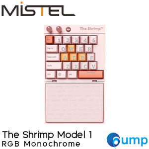 Mistel - The Shrimp™ Model 1 RGB Ultramini Mechanical Keyboard - Pinkey - Gateron G-pro Yellow