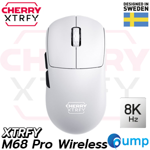 Xtrfy M68 Pro 8K Wireless Gaming Mouse - White