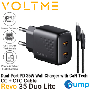 VOLTME Revo 35 Duo Lite CC + CTC Cable - หัวชาร์จ