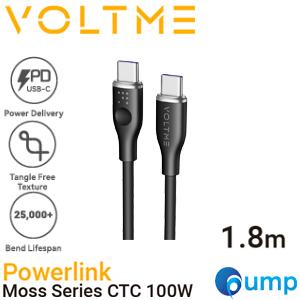 VOLTME MOSS CTC 5V 100W - Black [1.8M] - สายชาร์จ