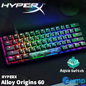 HyperX Alloy Origins 60 Mechanical Gaming Keyboard - HX Aqua Sw