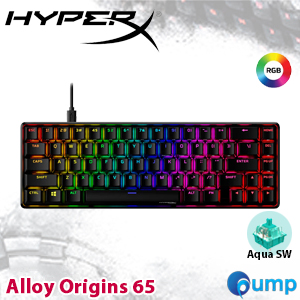 HyperX Alloy Origins 65 Mechanical Gaming Keyboard - HX Aqua Sw