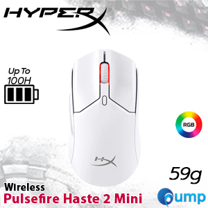 HyperX Pulsefire Haste 2 Mini Wireless Gaming Mouse - White