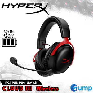 HyperX Cloud III Wireless Gaming Headset - Red