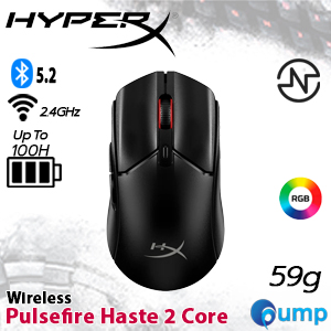 HyperX Pulsefire Haste 2 Core Wireless Gaming Mouse - Black