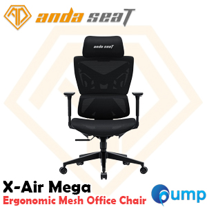 Anda Seat X-Air Mega Ergonomic Mesh Office Chair with Armrest 3D - BLACK (AD-WY-01-BBB-B01)