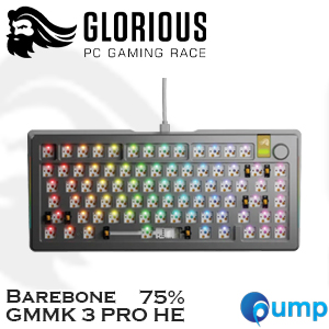 Glorious GMMK 3 PRO HE Barebone Wired Keyboard - Silver