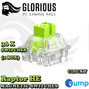 Glorious Raptor HE Switches - Clicky