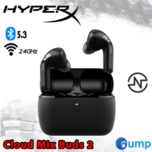 HyperX Cloud Mix Buds 2 True Wireless Gaming Earbuds - Black