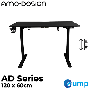 Amo Design AD Series Adjustable Desk -  Black - 1.2m - โต๊ะปรับระดับไฟฟ้า 1 มอเตอร์