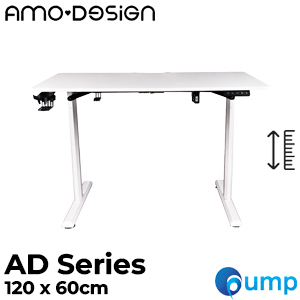 Amo Design AD Series Adjustable Desk -  White - 1.2m - โต๊ะปรับระดับไฟฟ้า 1 มอเตอร์