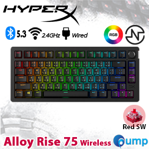 HyperX Alloy Rise 75 Wireless Mechanical Gaming Keyboard - HX Red Sw