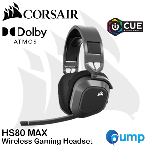 Corsair HS80 MAX Wireless Gaming Headset - Steel Gray