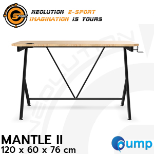 Neolution E-sport Mantle II Gaming Desk - Wood Black