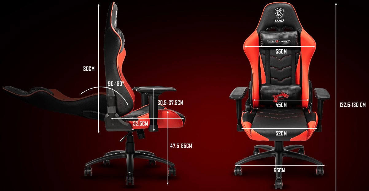  MSI  MAG CH120  Gaming  Chair  Black  Red   8 990 00 